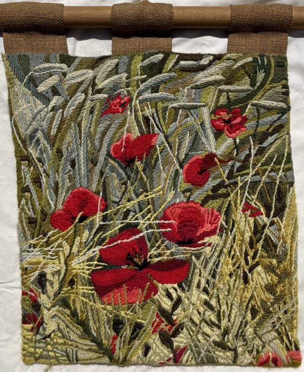 Coquelicots - brodé