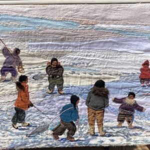 Scène de vie inuits 2 - brodé