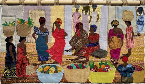 Marché africain 1 - brodé