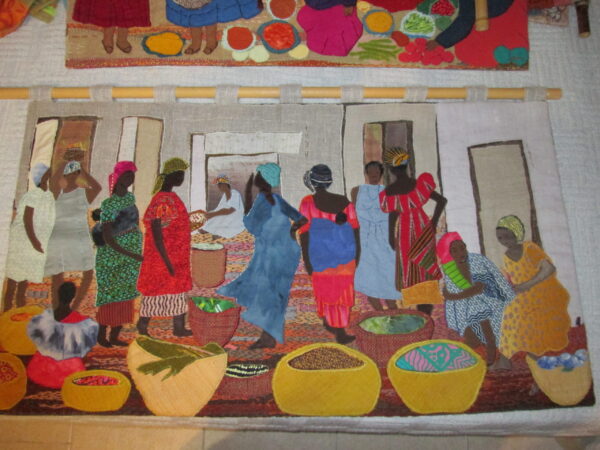 Grand marché africain- brodé