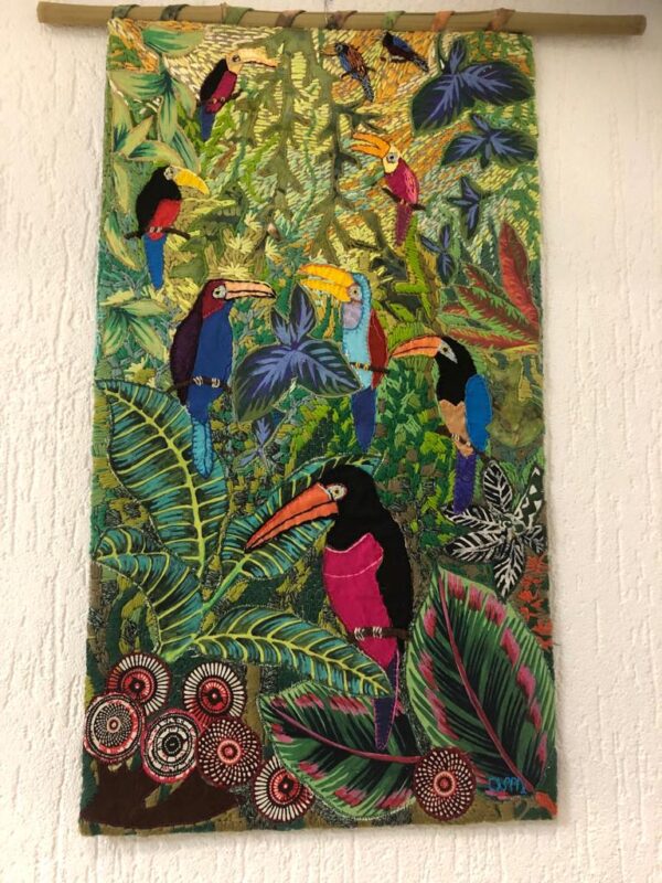Toucans 3 - brodé