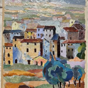 Village coloré - papier
