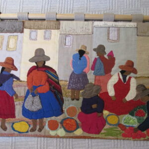 Marché andin - brodé