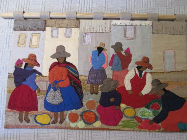 Marché andin - brodé